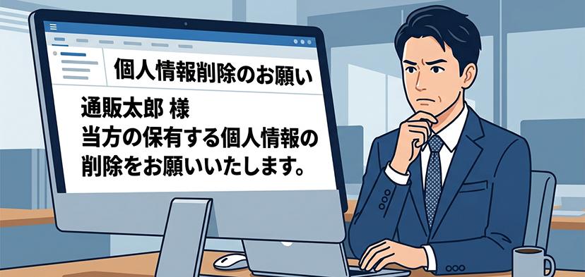 個人情報削除の要請を受けた際の対応と考え方